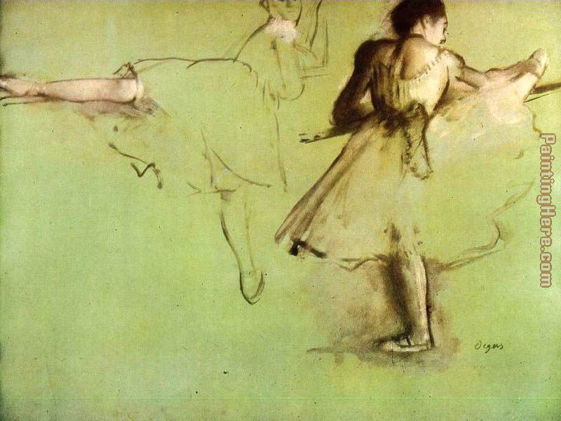 Dancers at the Barre